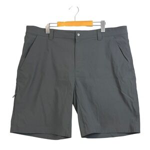 Columbia Omni-Shield Mens Shorts 40W 10L Dark Grey Hiking Outdoor 1533521